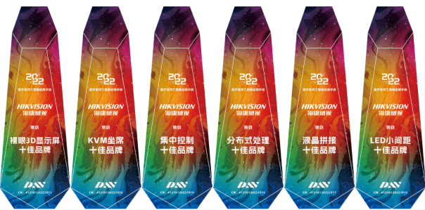 海康威視榮獲多項LED顯示獎項